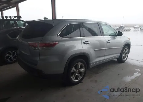 2015 Toyota Highlander Limited V6 z USA, uszkodzony, nr VIN 5TDDKRFH7FS180077